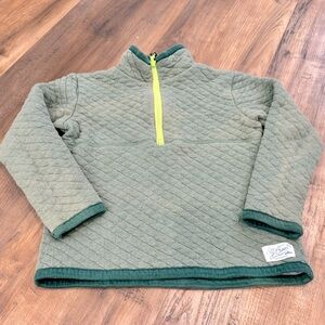 Boys Crewcuts Reversible Half-Zip Quilted Pullover Size 5